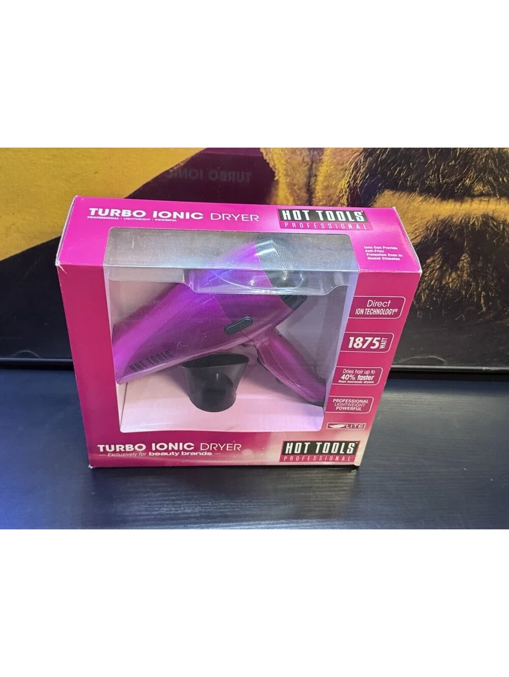 Hot Tools Professional Turbo Ionic Hair Dryer Pink 1875W BB1013DPK New